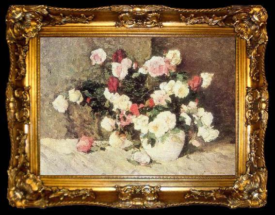 framed  Stefan Luchian Roses, ta009-2